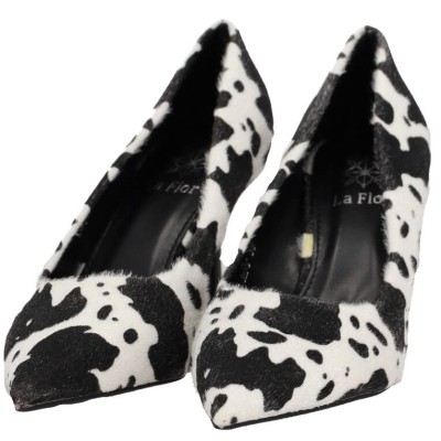 La Flor Γυναικεία Γόβα Στιλέτο Pony -Animal Print