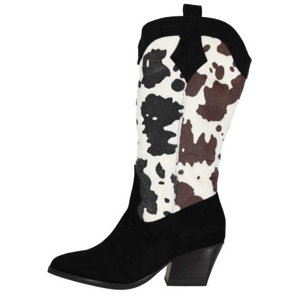 Bestelle Γυναικείο Μποτάκι Σε Στυλ Cowboy -Animal Print