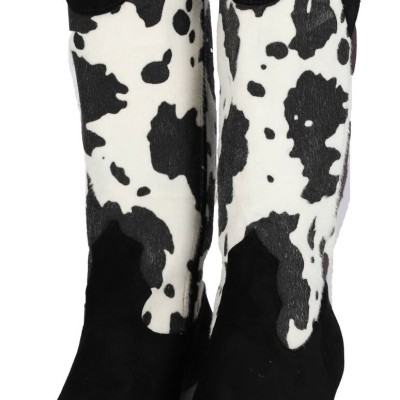 Bestelle Γυναικείο Μποτάκι Σε Στυλ Cowboy -Animal Print
