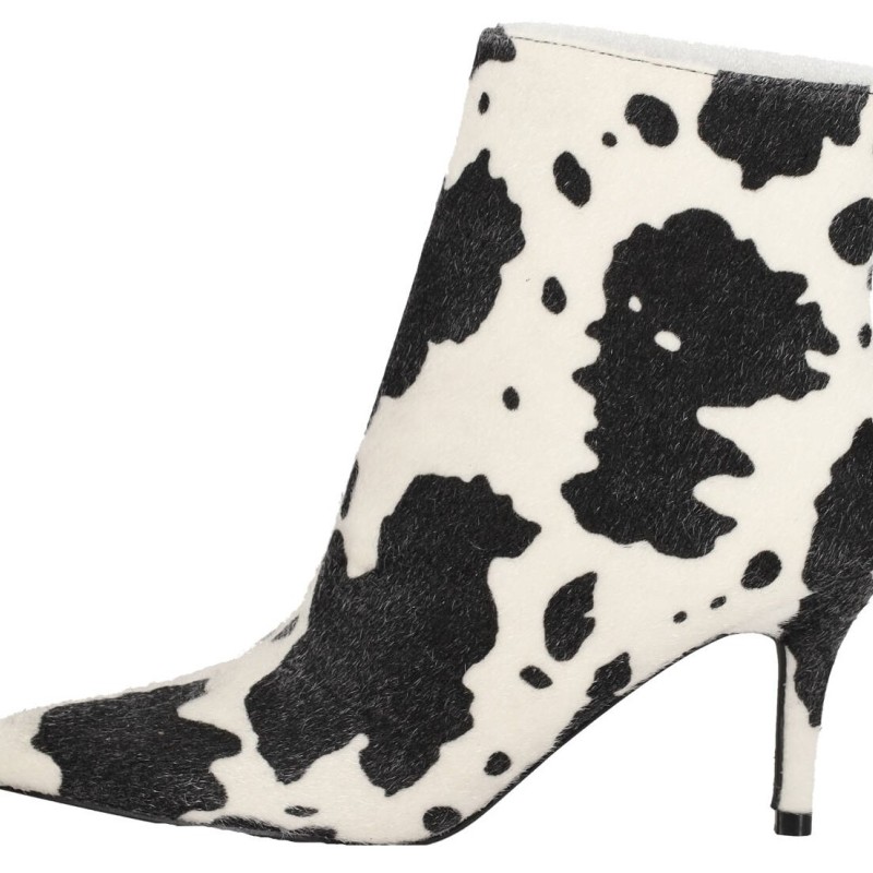 Bottega Γυναικείο Μποτάκι Στιλέτο με Μυτερή Μύτη -Animal Print