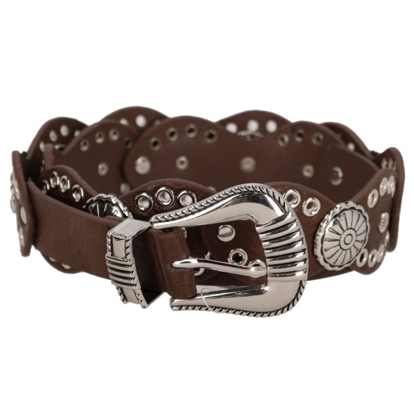 Joy Star Lamoda Women's Leather Belt in Boho Style Joy Star Lamoda Women's Leather Belt in Boho Style