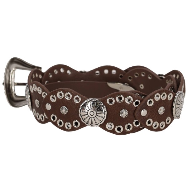 Joy Star Lamoda Women's Leather Belt in Boho Style Joy Star Lamoda Women's Leather Belt in Boho Style