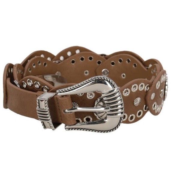 Joy Star Lamoda Women's Leather Belt in Boho Style Joy Star Lamoda Women's Leather Belt in Boho Style