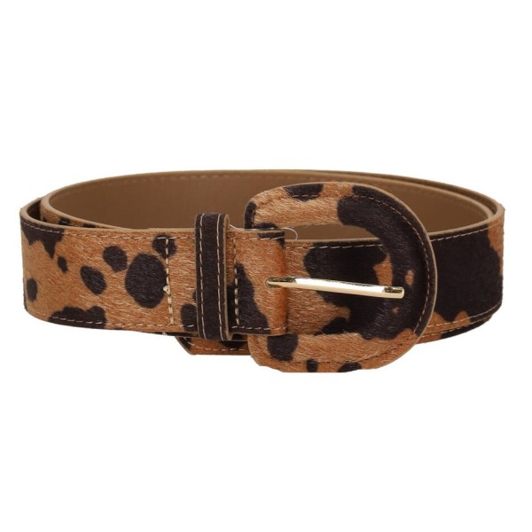 Joy Star Lamoda Women's Pony Belt -Animal Print