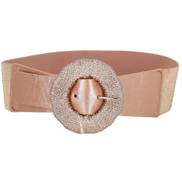 OEM Women's Elastic Belt with Glitter