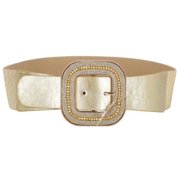 OEM Women's Elastic Belt with Glitter and Rhinestones OEM Women's Elastic Belt with Glitter and Rhinestones