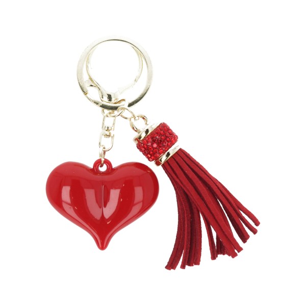 Heart keychain