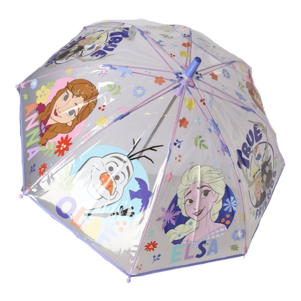 Disney Αντιανεμική Παιδική Ομπρέλα Μπαστούνι Frozen