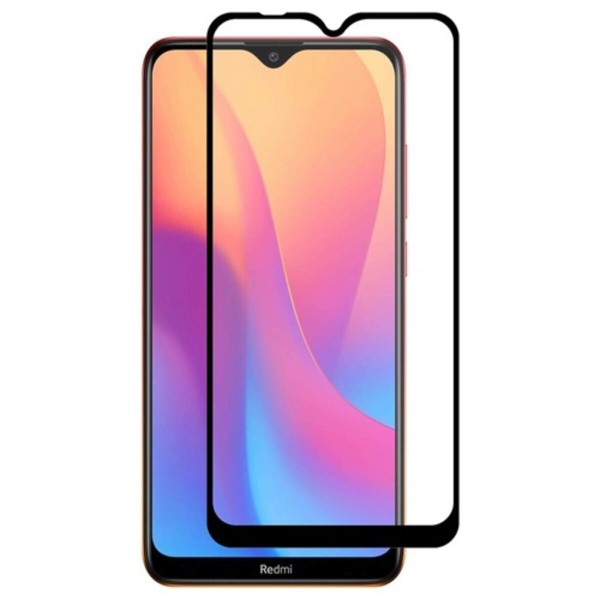 Fullscreen Tempered Glass Μαύρο (Xiaomi Redmi 8 & Xiaomi Redmi 8A)