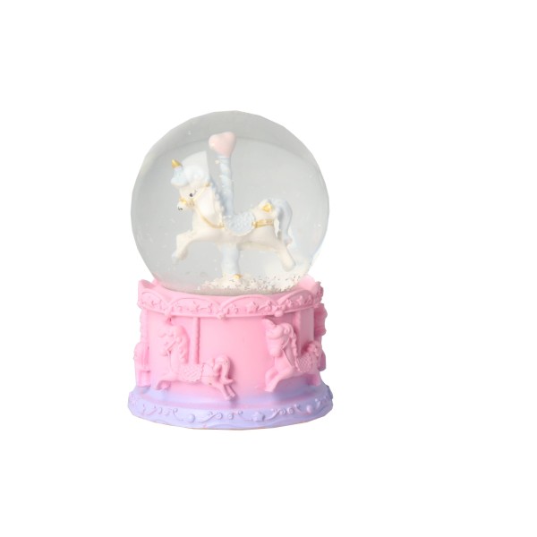 Snow Globe With Light And Music - Unicorn Snow Globe With Light And Music - Unicorn