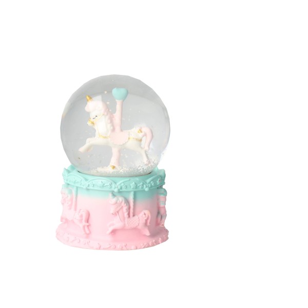 Snow Globe With Light And Music - Unicorn