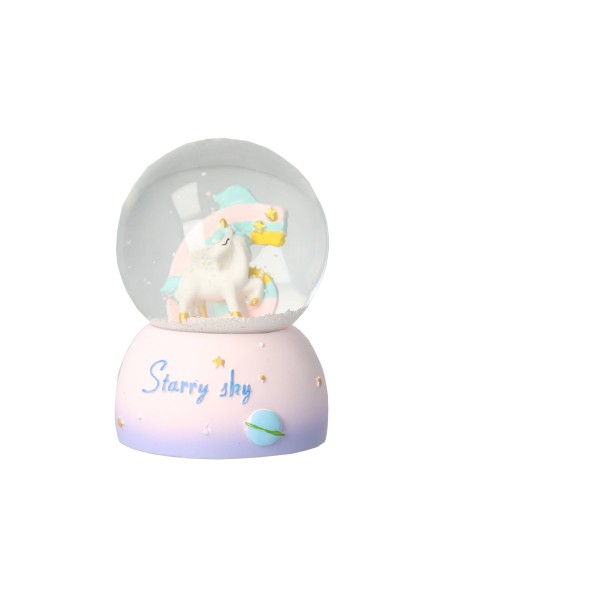 Snow Globe With Light And Music - Unicorn Snow Globe With Light And Music - Unicorn