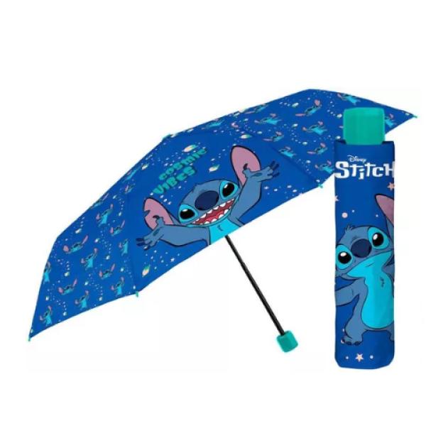 Disney Children's Windproof Rain Umbrella Stitch Foldable 50cm