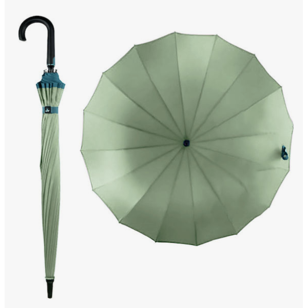 Blue Drops Αντιανεμική Ομπρέλα Βροχής Μπαστούνι