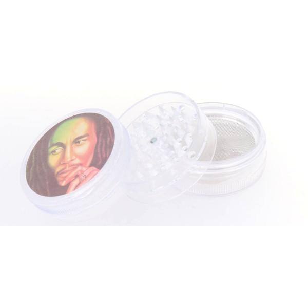 Plastic Tobacco Breaker - Bob Marley Plastic Tobacco Breaker - Bob Marley