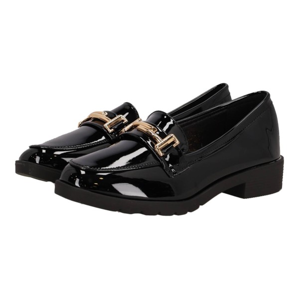 M&M COLLECTION Women's Patent Leather Loafers M&M COLLECTION Women's Patent Leather Loafers
