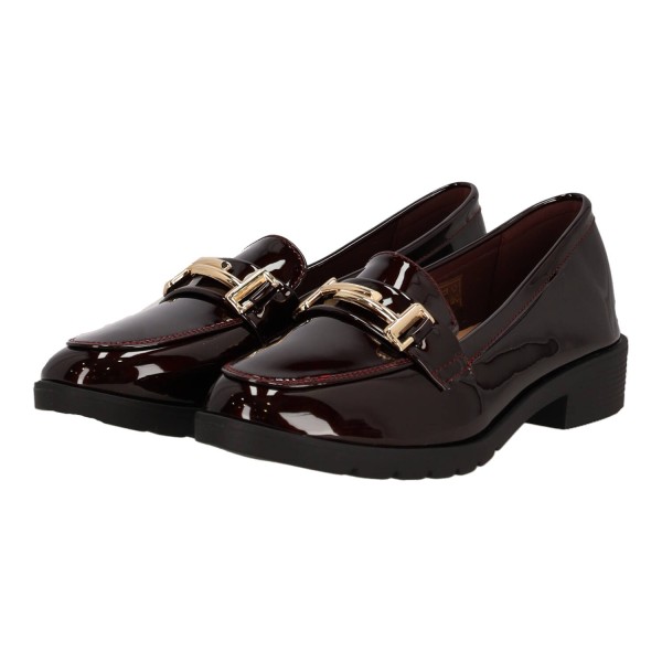 M&M COLLECTION Women's Patent Leather Loafers M&M COLLECTION Women's Patent Leather Loafers