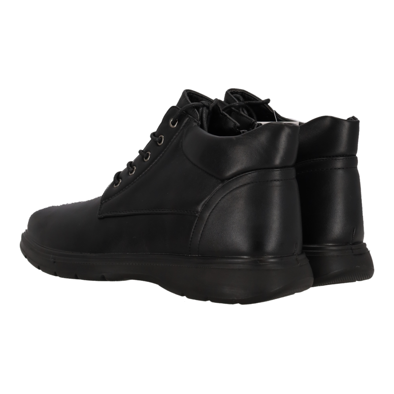 L.S.J SHOES Ανδρικό Χαμηλό Μποτάκι Δερματίνη Δετό