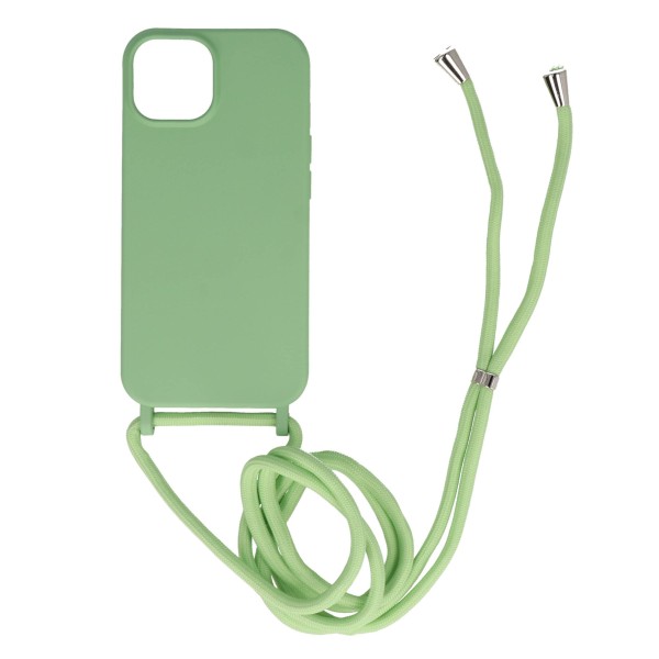 Silicone Back Cover Case With Adjustable Lanyard (Iphone 12 & Iphone 12 Pro)
