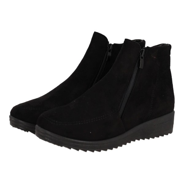 OEM Women's Low Suede Boot with Zipper OEM Women's Low Suede Boot with Zipper