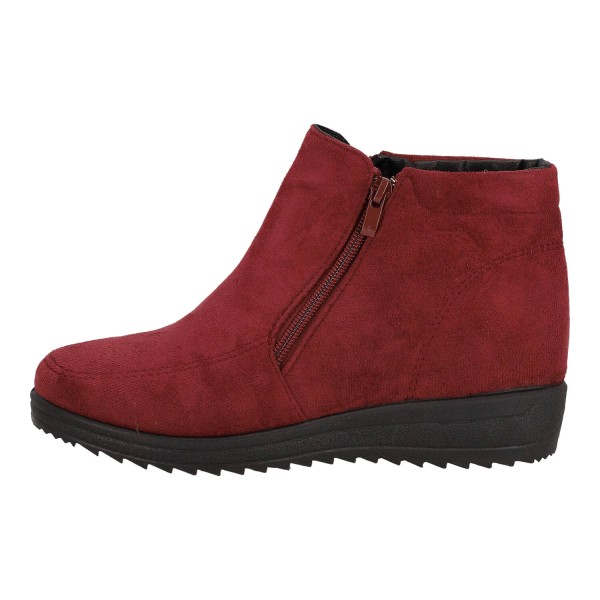 OEM Women's Low Suede Boot with Zipper OEM Women's Low Suede Boot with Zipper