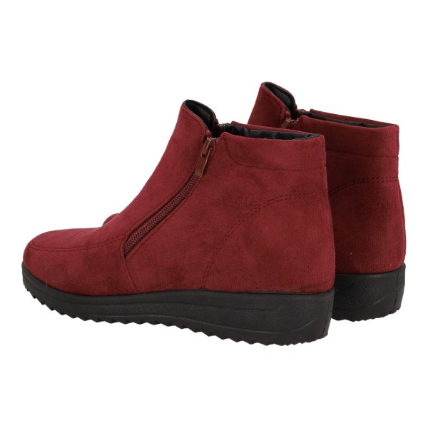 OEM Women's Low Suede Boot with Zipper OEM Women's Low Suede Boot with Zipper