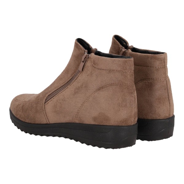 OEM Women's Low Suede Boot with Zipper OEM Women's Low Suede Boot with Zipper