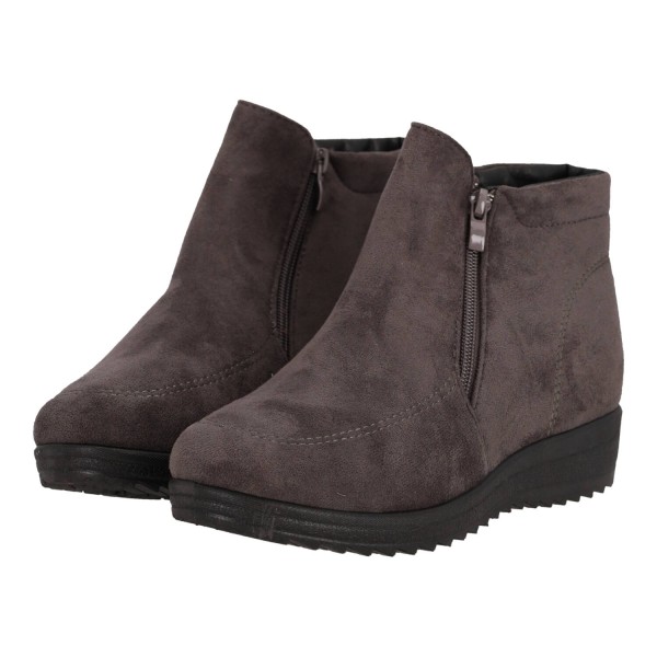 OEM Women's Low Suede Boot with Zipper OEM Women's Low Suede Boot with Zipper