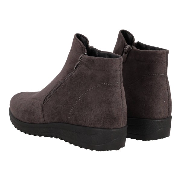 OEM Women's Low Suede Boot with Zipper OEM Women's Low Suede Boot with Zipper