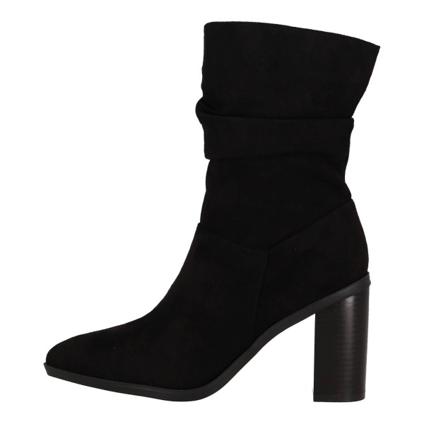 Ciadea Women's Low Suede Boot with Chunky Heel
