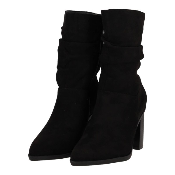 Ciadea Women's Low Suede Boot with Chunky Heel Ciadea Women's Low Suede Boot with Chunky Heel