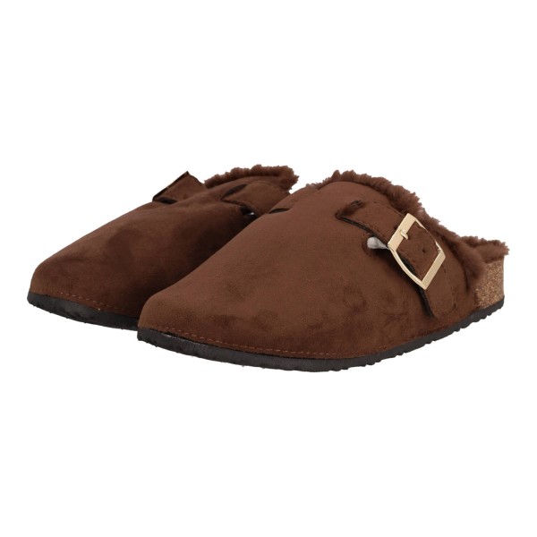 OEM Women's Suede Slippers with Lining OEM Women's Suede Slippers with Lining