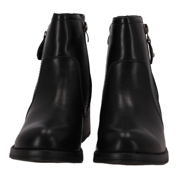 PLATO Women's Leatherette Ankle Boots with Zipper PLATO Women's Leatherette Ankle Boots with Zipper