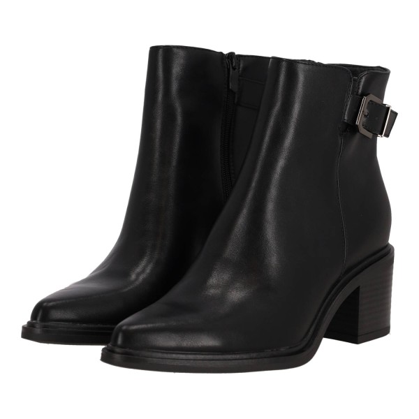 Me Cink Me Women's Low Leatherette Boot with Short Thick Heel Me Cink Me Women's Low Leatherette Boot with Short Thick Heel