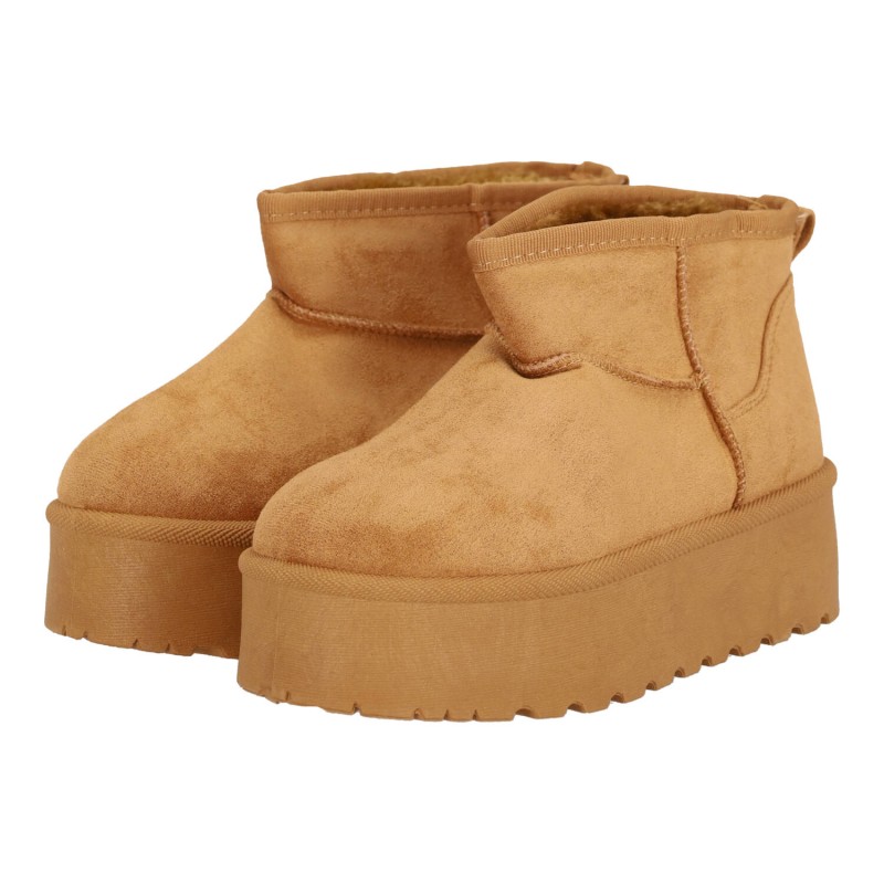 OEM Γυναικείο Suede Μποτάκι με Εσωτερική Επένδυση