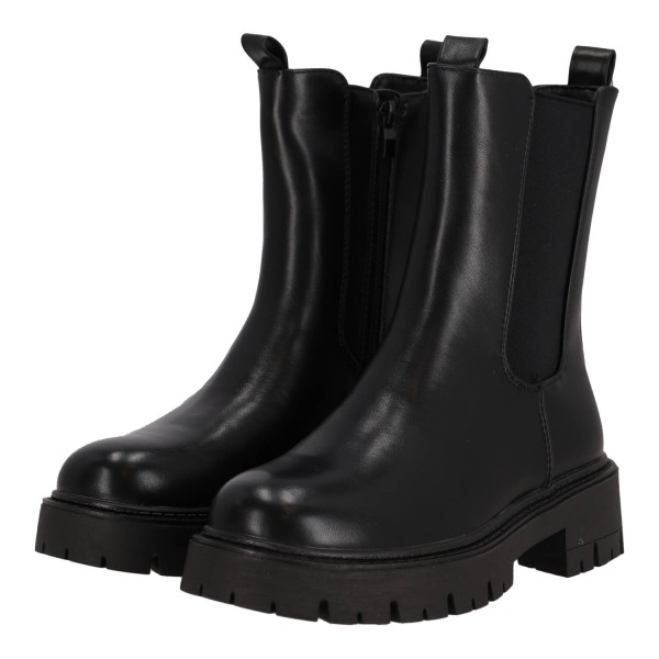 Tulipano Women's Leatherette Ankle Boots with Elastic and Zipper on the Side Tulipano Women's Leatherette Ankle Boots with Elastic and Zipper on the Side
