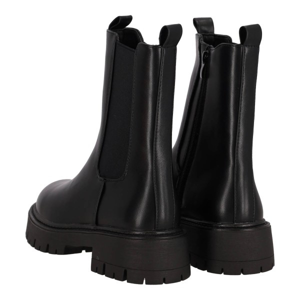 Tulipano Women's Leatherette Ankle Boots with Elastic and Zipper on the Side Tulipano Women's Leatherette Ankle Boots with Elastic and Zipper on the Side