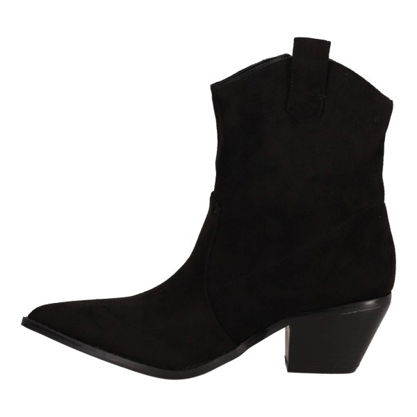 L.DAY Women's Low Suede Cowboy Style Boot