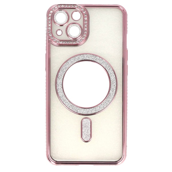 Cookover Back Cover Silicone Case With Camera Glass, Magsafe, Rhinestones And Glitter (Iphone 13) Cookover Back Cover Silicone Case With Camera Glass, Magsafe, Rhinestones And Glitter (Iphone 13)