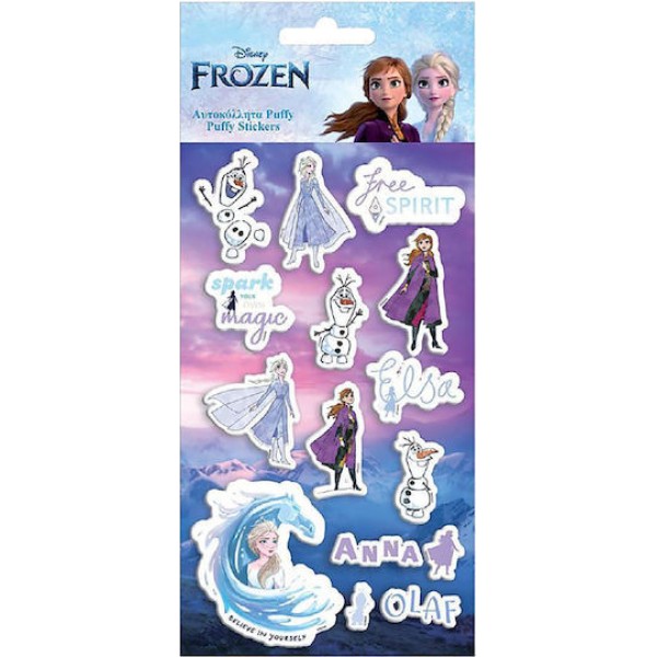 Αυτοκόλλητα Puffy Frozen