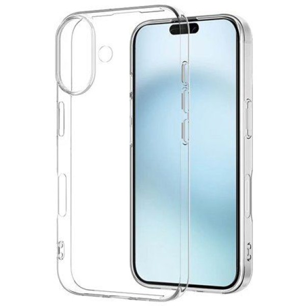 Cookover Back Cover Silicone Case Transparent 1.5 mm (Iphone 16 Plus)