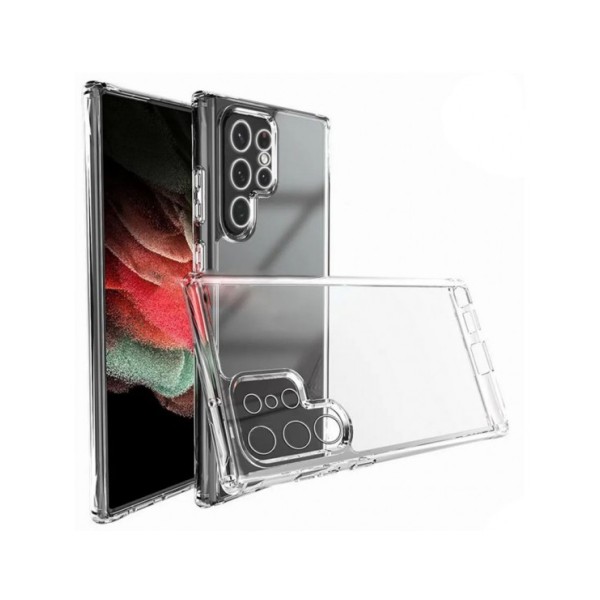 Cookover Back Cover Silicone Case Transparent 1.5 mm (Samsung Galaxy S22 Ultra) Mobile / Tablet Accessories