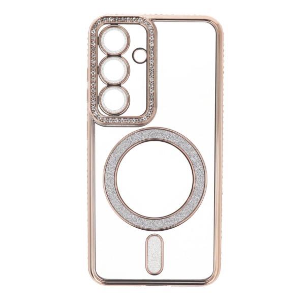 IRIS Back Cover Silicone Case With Camera Glass, Magsafe, Rhinestones And Glitter (Samsung Galaxy S24 FE) IRIS Back Cover Silicone Case With Camera Glass, Magsafe, Rhinestones And Glitter (Samsung Galaxy S24 FE)