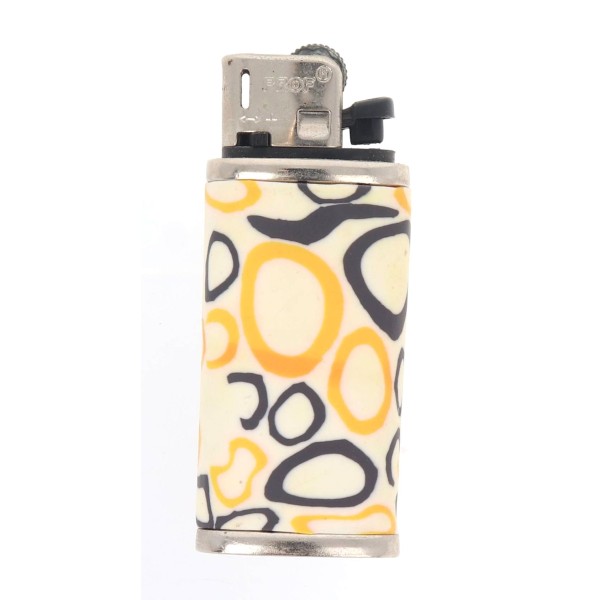 Αναπτήρας Με Μεταλλική Θήκη Και Σχέδιο Κύκλοι Είδη Καπνιστού