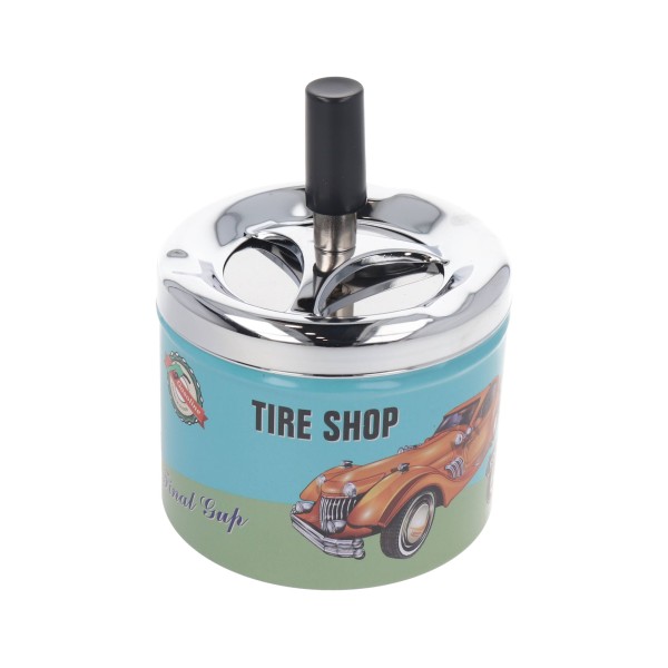 Ashtray With Mechanism And Car Design Ashtray With Mechanism And Car Design Smoked Items