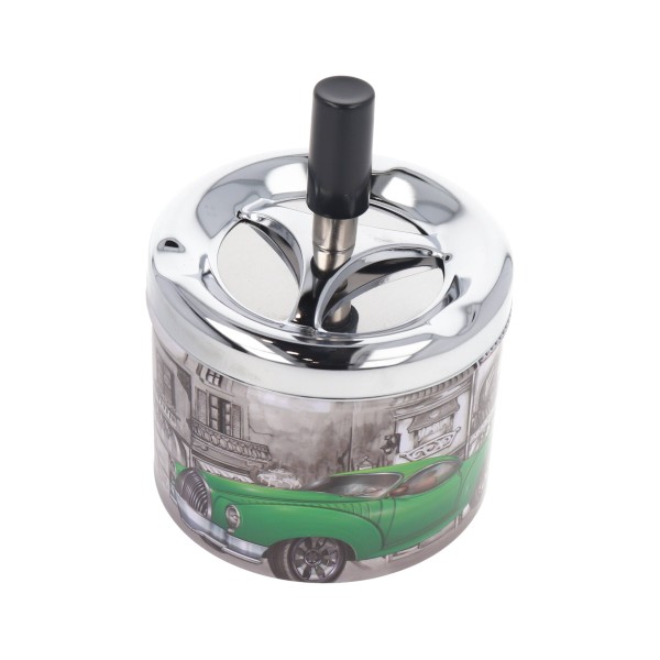 Ashtray With Mechanism And Car Design Ashtray With Mechanism And Car Design Smoked Items