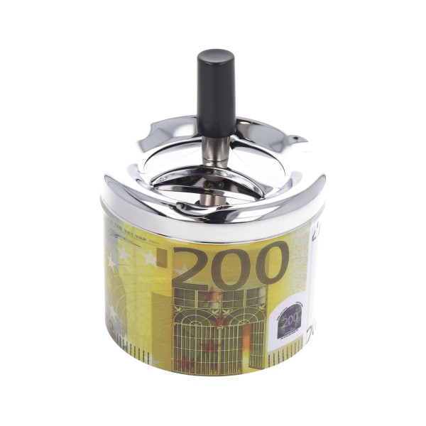 Ashtray With Mechanism And 200€ Design Ashtray With Mechanism And 200€ Design Smoked Items