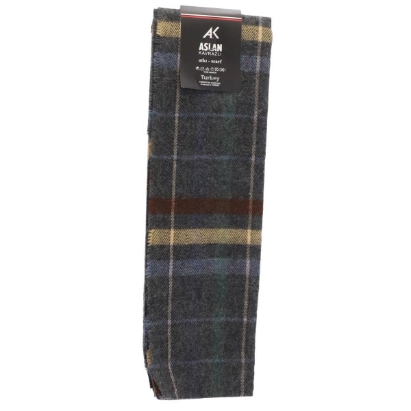 ASLAN KAVRAZLI Men's Striped Scarf