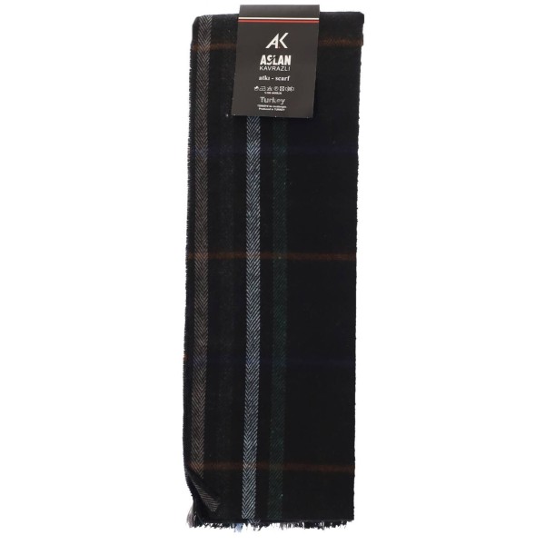 ASLAN KAVRAZLI Men's Striped Scarf