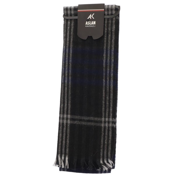 ASLAN KAVRAZLI Men's Striped Scarf